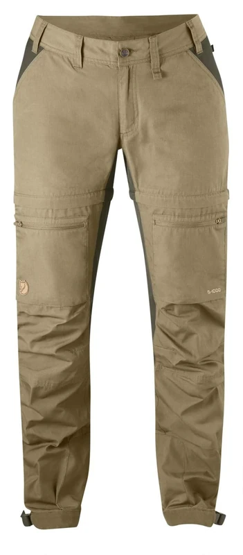 FJALLRAVEN F89835-220-246 Abisko Lite Trekking Zip-off W Reg Sand-Tarmac 48