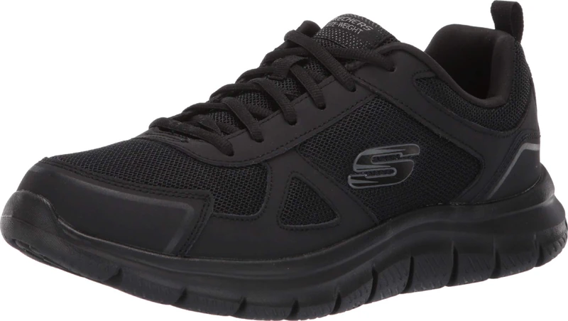 Skechers Men's Track Scloric Oxford, Black, 13 UK Wide - Image 1