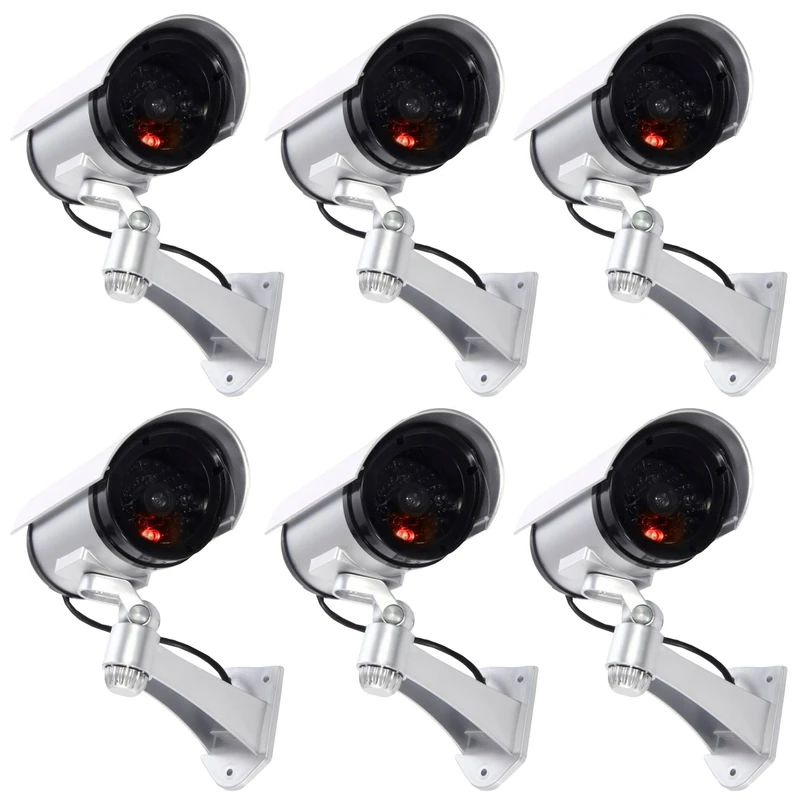 tempo di saldi 6 Pack Fake Outdoor Surveillance Cameras