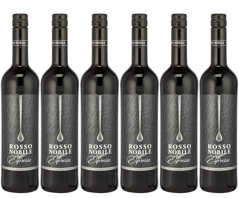 Rosso Nobile - All Espresso, Noble Red Wine with fine Coffee aromas (6 x 0.75 l)