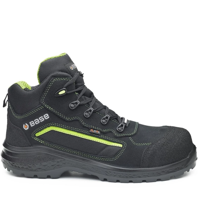 Base Protection B0898 K-Pop Safety Shoe Black/Green, 36 - Image 1
