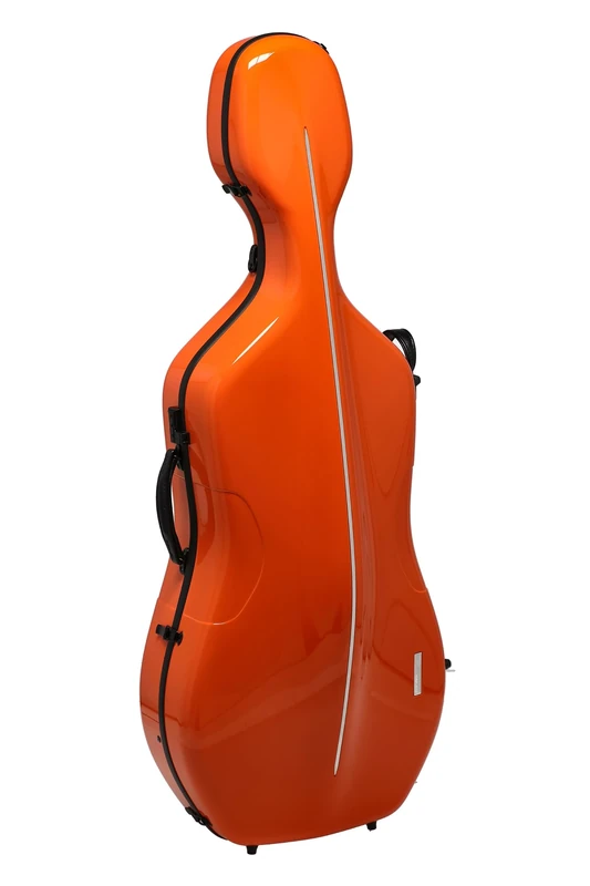 GEWA Cello case Air Orange/black Made in Germany, specially developed Thermoplast shell