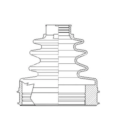 Borg & Beck BCB6265 Cv Joint Boot Kit To Fit Mini Cooper One Clubman