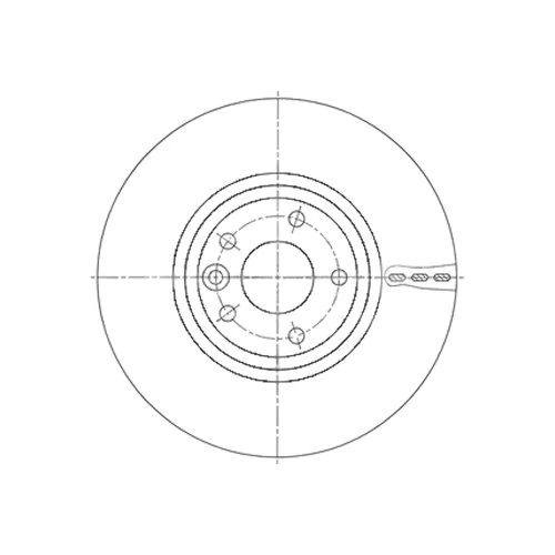 Borg & Beck BBD6115S Brake Disc Single To Fit Jaguar XE 03/15-