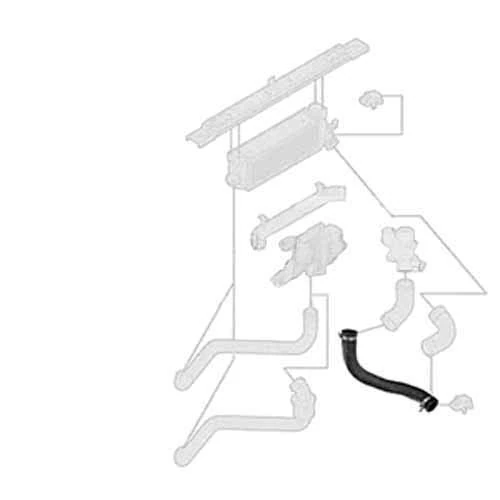 Borg & Beck BTH1556 Turbo Hose To Fit Ford Transit 2 4TDCi