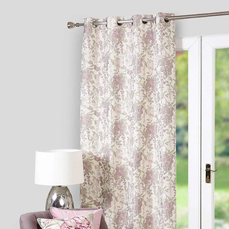 Scatterbox Two Curtain Panels, Heather, W168cm (66") x D229cm (90") - Image 1
