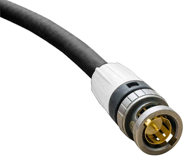 New 12G Ultra HD 8K 4K HD SDI Digital Video Belden 4694R Neutrik NBNC75TU11X UHD Rear Twist BNC plugs, Hand made Cable