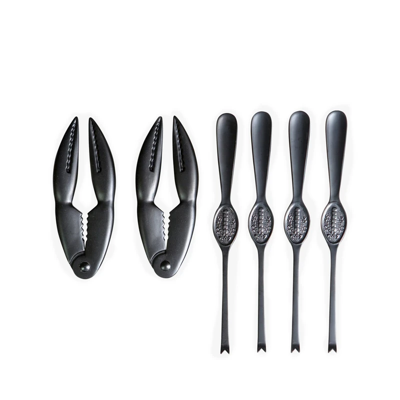 ByOn 72201901 Cutlery Set for Shells and Shellfish Stainless Steel Black - Image 1