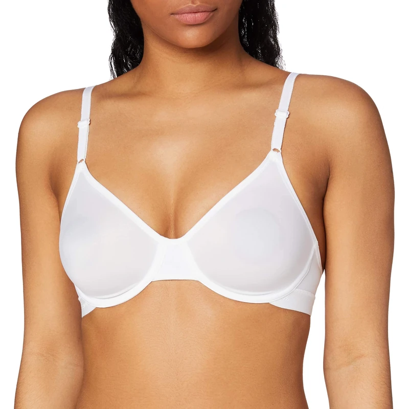 Triumph Women's Micro Fun W Non-padded wired Bra, White (White 0003), 38C (Manufacturer size: 85)