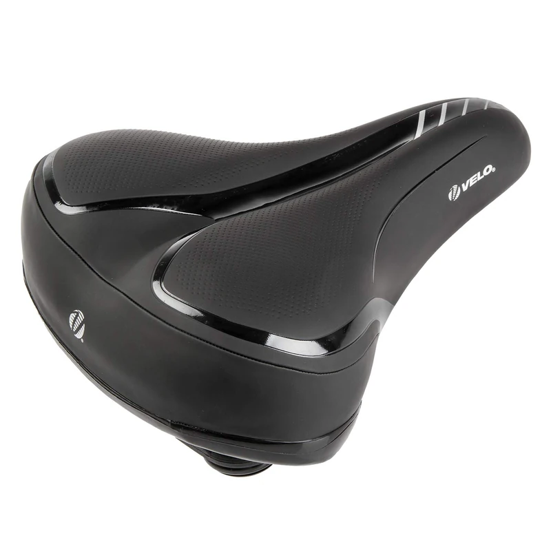 Velo Unisex Adult Fit Townie Saddle For Bicycle - Black, X-Large