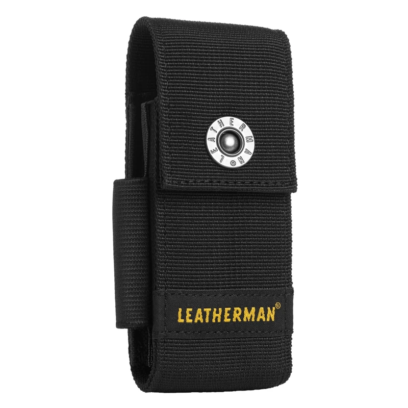 Leatherman Nylon Sheath with Pockets - Holster for Charge, Crunch, Rebar, Rev, Skeletool, Wave & Wingman, Black, Large