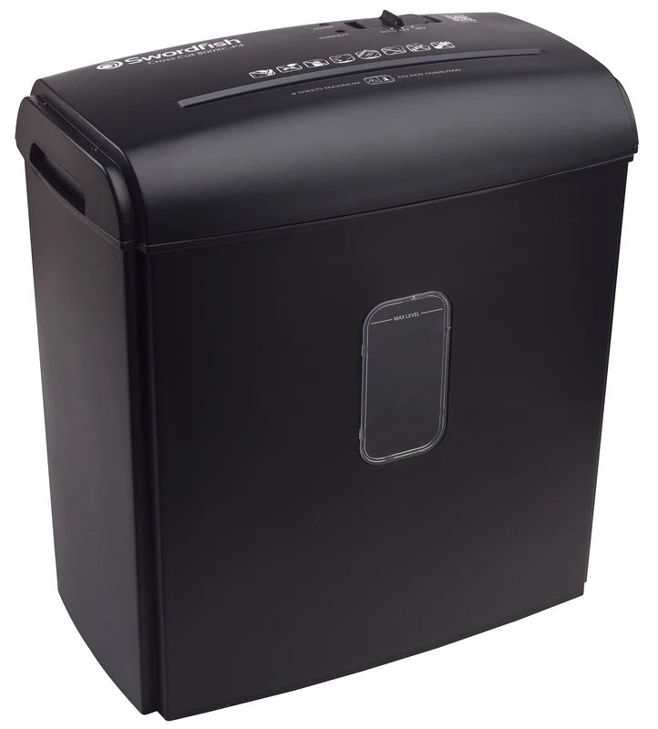 Swordfish 40361"800XC-P4" Cross Cut Paper/Document Shredder,Black