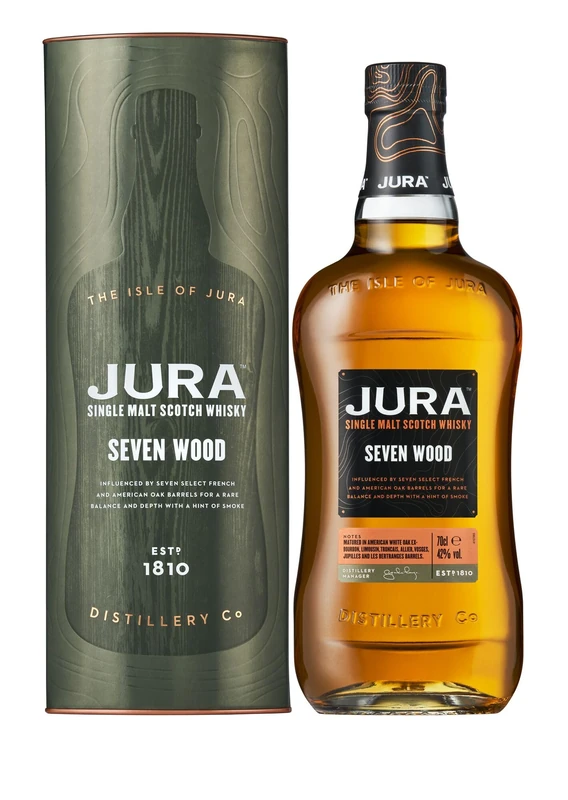 Jura Seven Wood Single Malt Scotch Whisky - 70cl, 42% vol