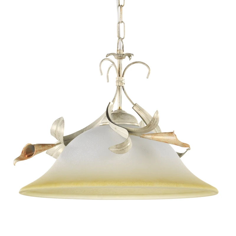 Onli Lucrezia Suspension Lamp E27, Ivory, 40 cm x H 90 cm - Image 1