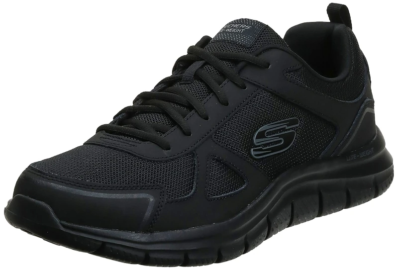 Skechers Men's Track Scloric Oxford - Black - 12 UK Wide