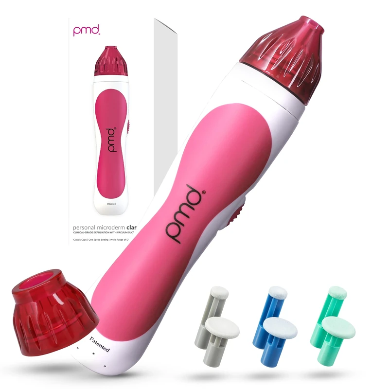 PMD Personal Microderm Classic - At-Home Microdermabrasion Machine with Kit for Face & Body - Exfoliating Crystals and Vacuum Suction for Fresh and Radiant Skin