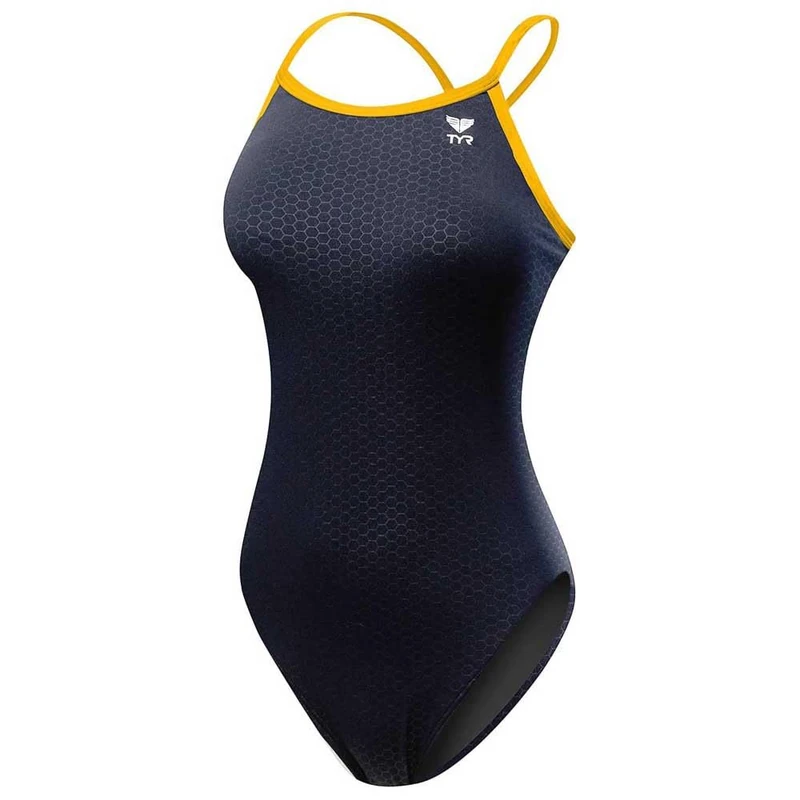 TYR Women’s Hexa Diamondfit Swimsuit Black/Gold