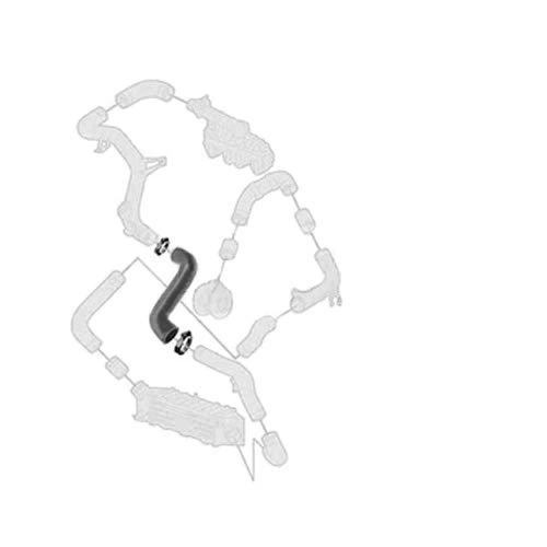 Borg & Beck BTH1110 Turbo Hose To Fit VAG Bora Golf Inca Ibiza 1 9TD