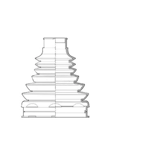 Borg & Beck BCB6120 Cv Joint Boot Kit To Fit Fiat Panda Mk3 4x4