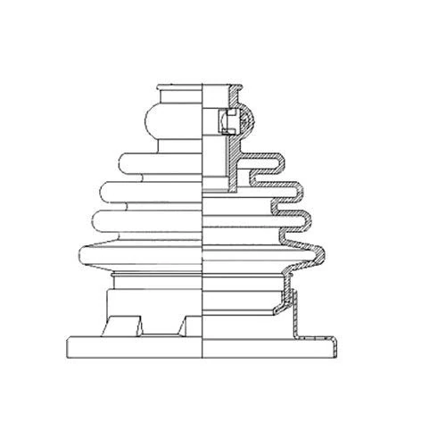 Borg & Beck BCB6184 Cv Joint Boot Kit To Fit VAG Golf Mk III