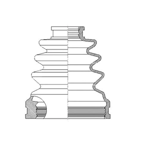 Borg & Beck BCB6298 Cv Joint Boot Kit To Fit Nissan Primera III