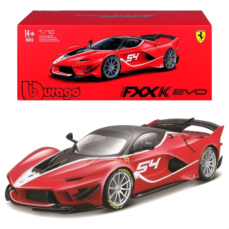 Bburago 15616908GY 1: 18 Ferrari FXX Evoluzione -Red - Image 1