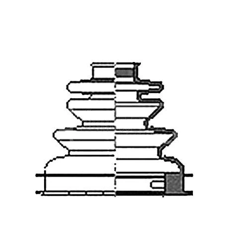 Borg & Beck BCB6413 Cv Joint Boot Kit To Fit Kia Ceed Manual Gear 09-12