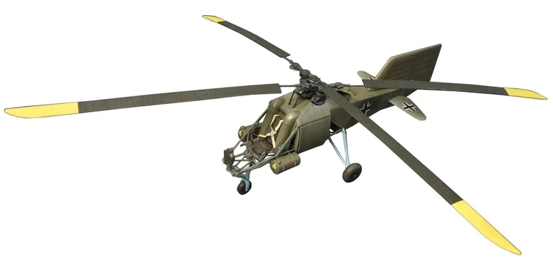 Miniart 1: 35 - FL 282 V-21 Kolibri Helicopter