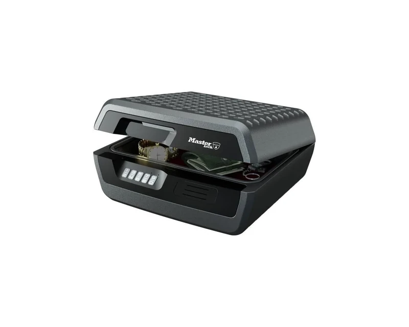 MASTER LOCK Certified Fire and Waterproof Safe Box with Digital Combination, 10L, 419 x 193 x 375 mm, Portable, for home and professionals