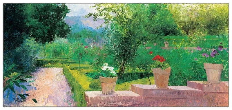 Artopweb Cereceda-Granada 1" Decorative Panel, Wood, Multi-Colour, 100 x 1.8 x 50 cm