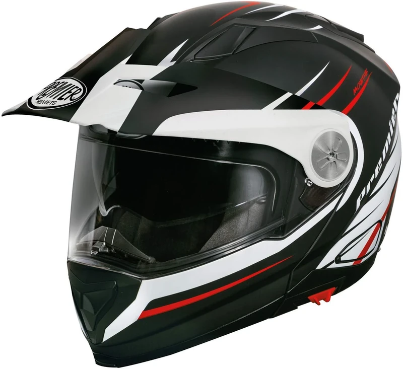 Premier HELMET X-TRAIL MO 92 BM,BLACK/WHITE,M