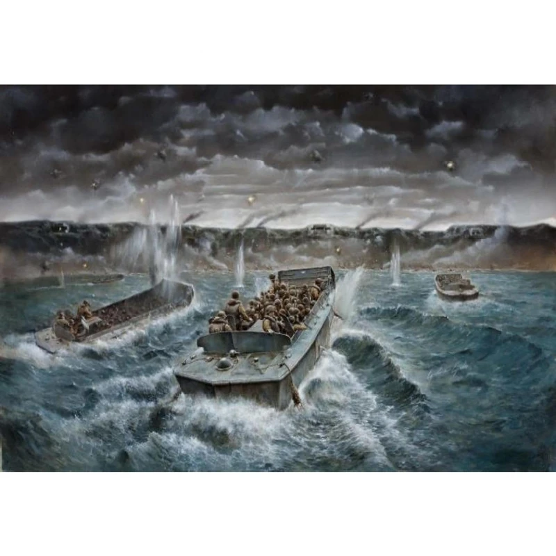 Italeri Models Lcvp with U.S. Infantry D-Day Series Boat Model Building Kits