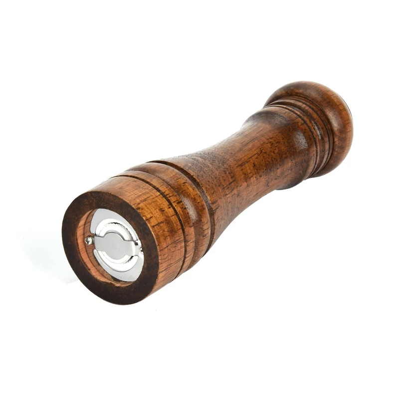 Binhai Pepper Mill Pepper Grinder Wood Set Solid With Strong Adjustable Ceramic Grinder