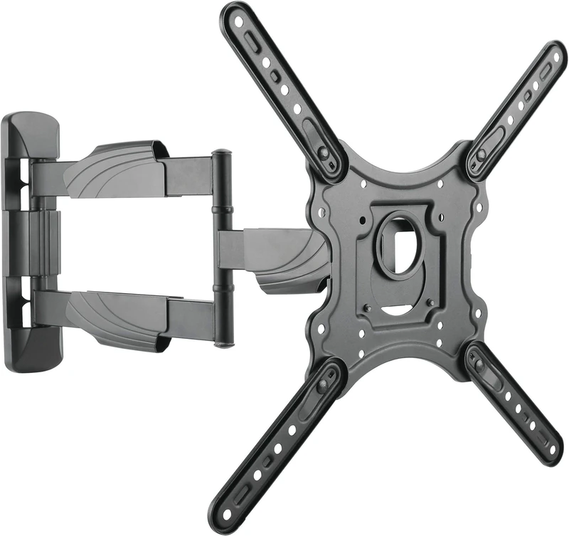 Techly 32 – 55 inch Universal LCD TV Wall Mount Bracket Black – Flat Panel Wall Mounts (30 kg, 81.3 cm (32 inches), 140 cm (55), 100 x 100 mm, 400 x 400 mm, Black)
