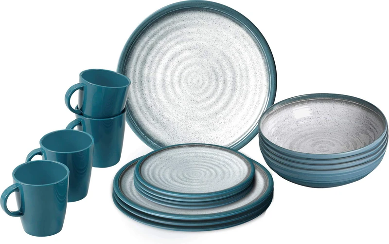 Set Plates Tuscany 16 Pieces