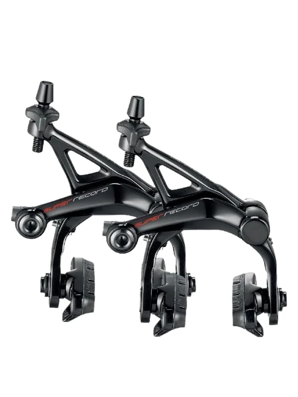 Campagnolo Super Record Brakeset (Dual Pivot Front and Rear) Rim Brakes, Black, Pair