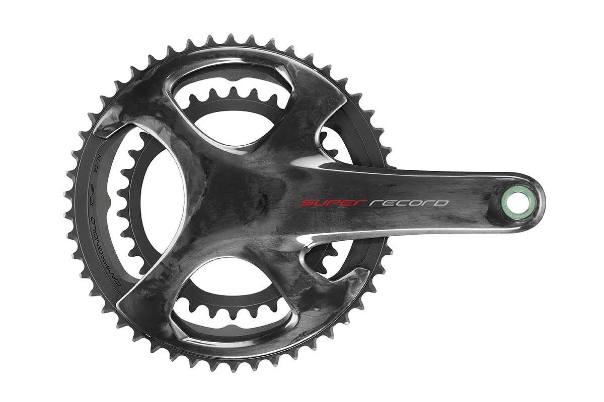 Campagnolo Super Record Carbon Ultra Torque TI 12 Speed Chainset , Black, 170 mm 52-36T