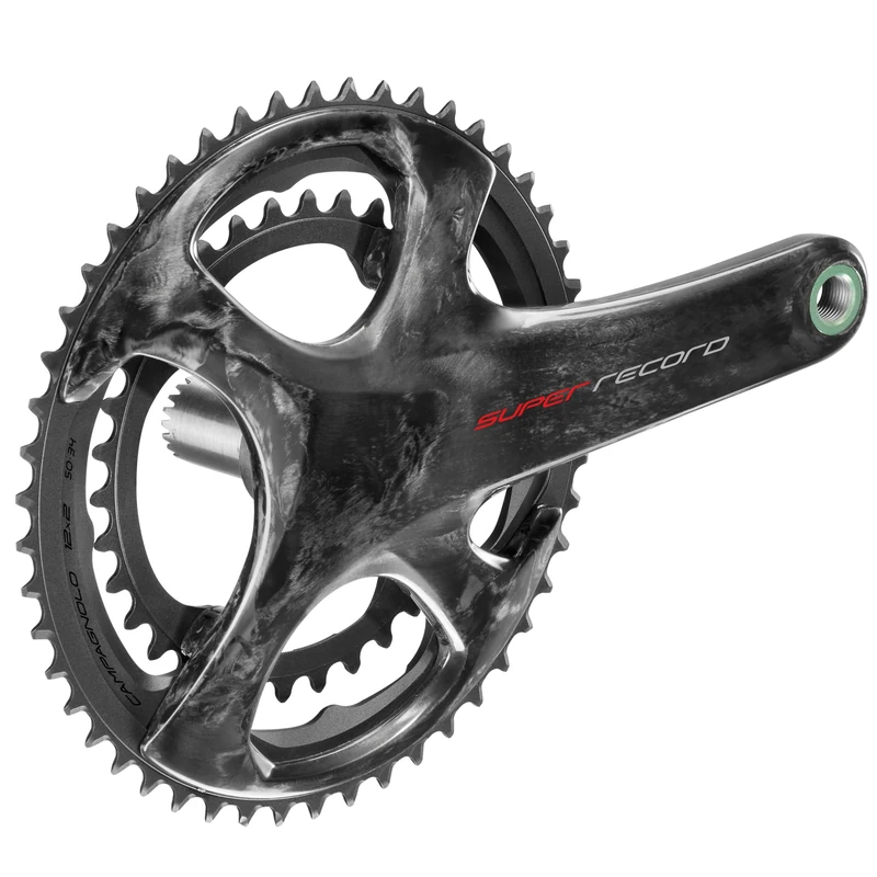 Campagnolo Super Record Carbon Ultra Torque TI 12 Speed Chainset , Black, 172.5 mm 52-36T