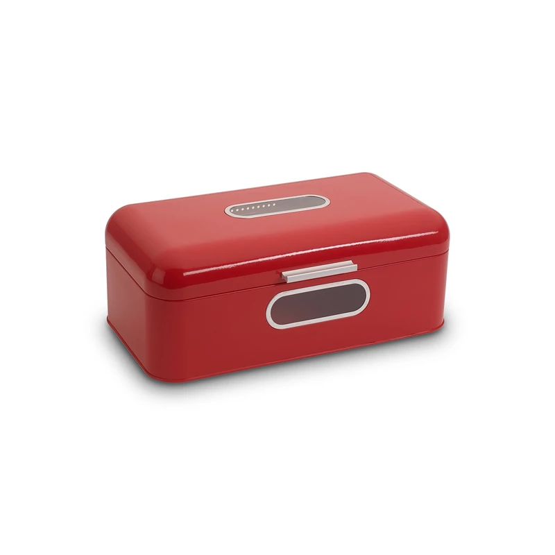 ECHTWERK Bread bin, Alloy Steel, red, Big