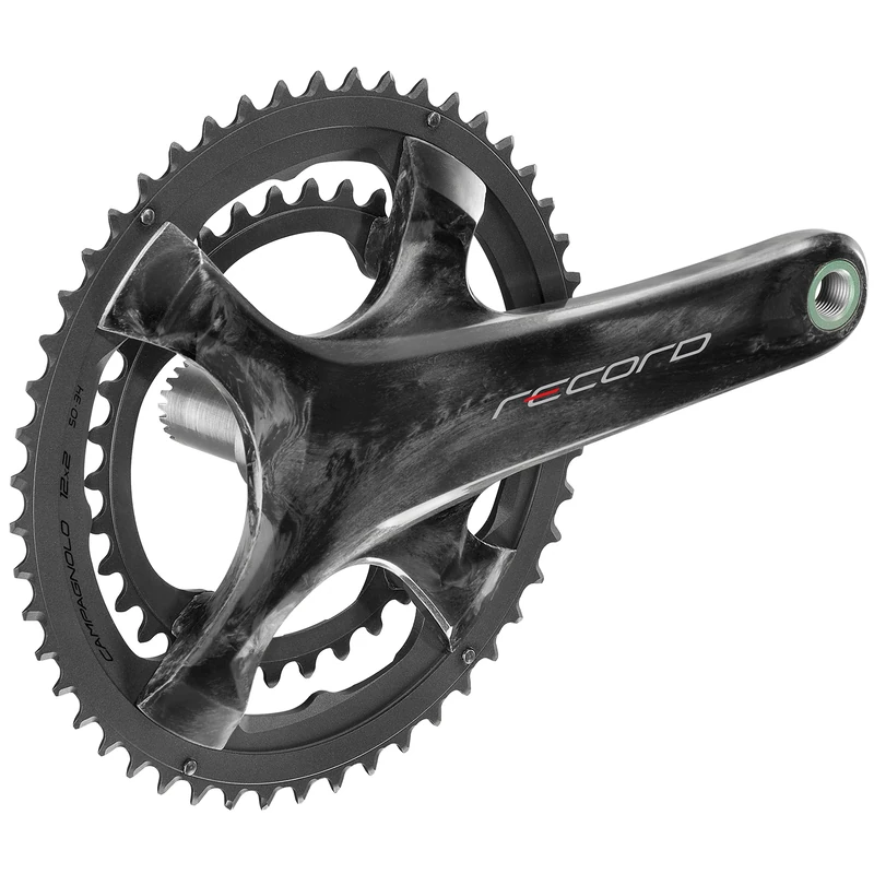 Campagnolo Record Carbon Ultra Torque 12 Speed Chainset , Black, 165 mm 50-34T