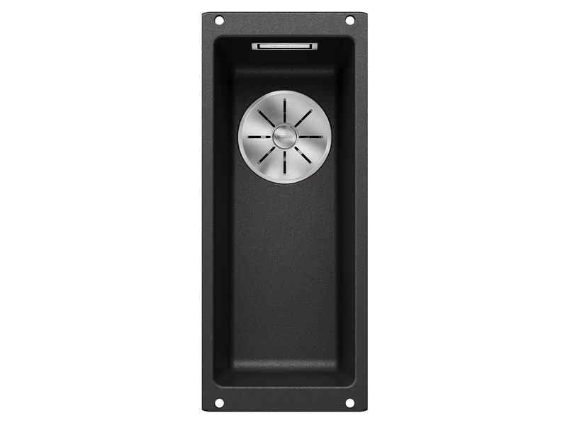 BLANCO SUBLINE 160-U | SILGRANIT Sink in Anthracite | Installation Type: undermount Installation | for 30 cm Wide Base cabinets | One Cut-Out and only one Installation | [19x46x14.2 cm]