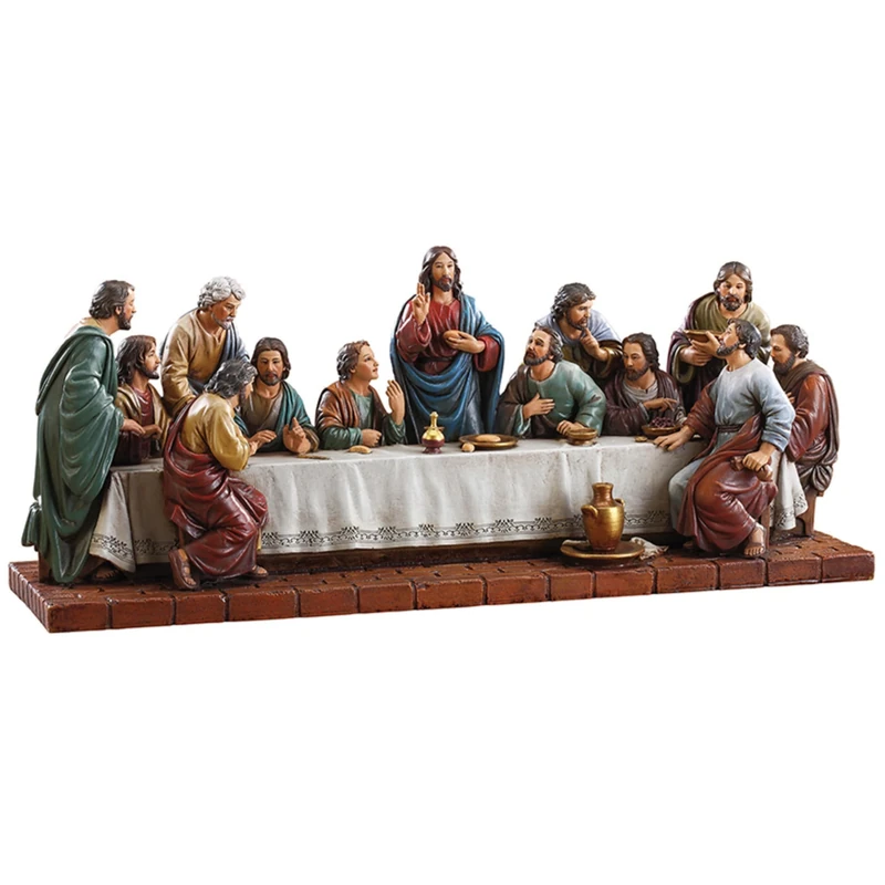 Avalon Gallery CB 16-Inch,Resin, Last Supper Figurine Statue