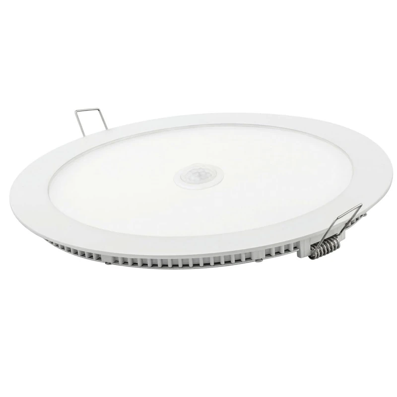 Recessed Led Downlight White with Presence Sensor 18W,