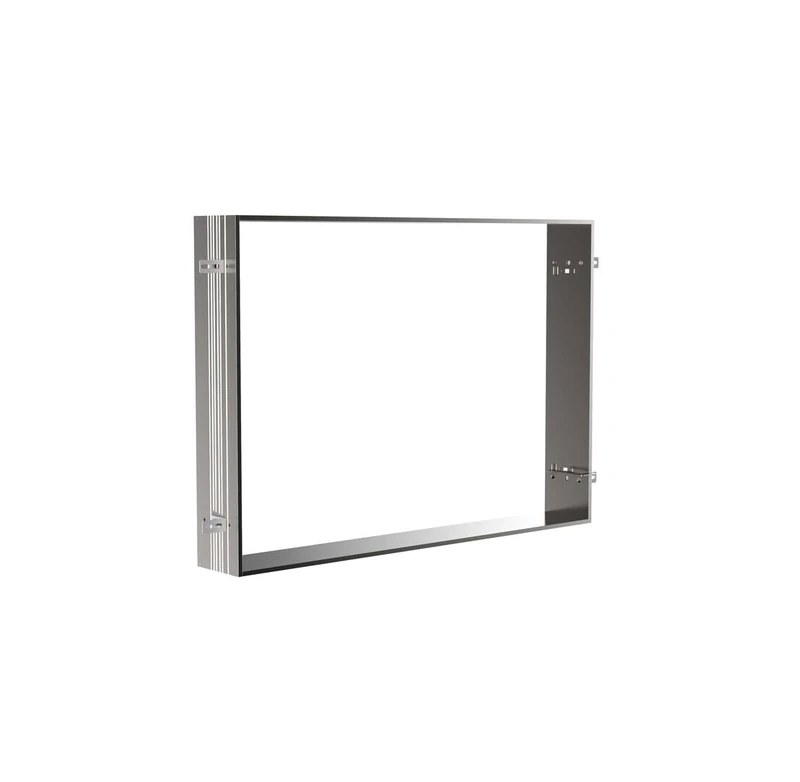 Emco asis Prime LED Light Mirror Cabinet Mounting Frame for 9497 05 x 12, Aluminium, Normal - Image 1