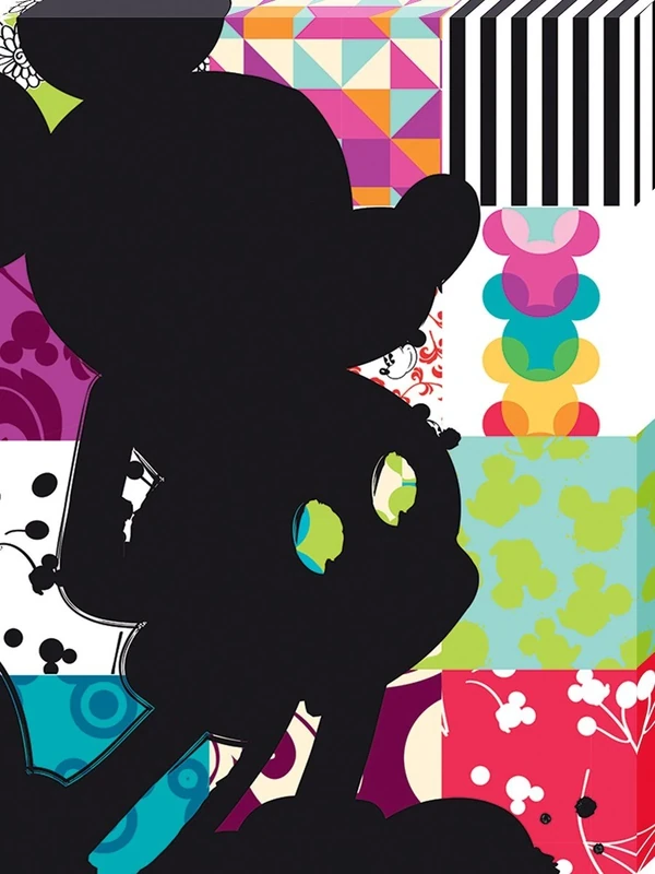 Mickey Mouse Canvas, Multi-Colour, 60 x 80 cm