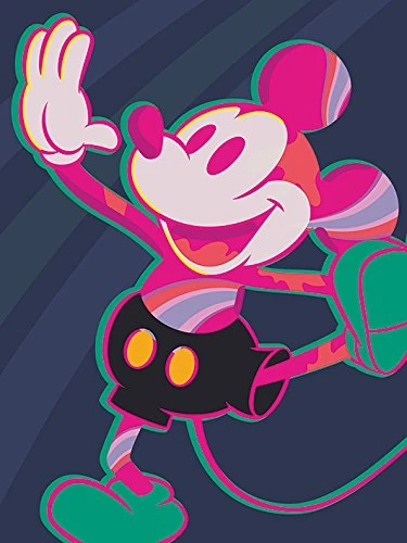 Mickey Mouse (Warped 60 x 80cm Canvas