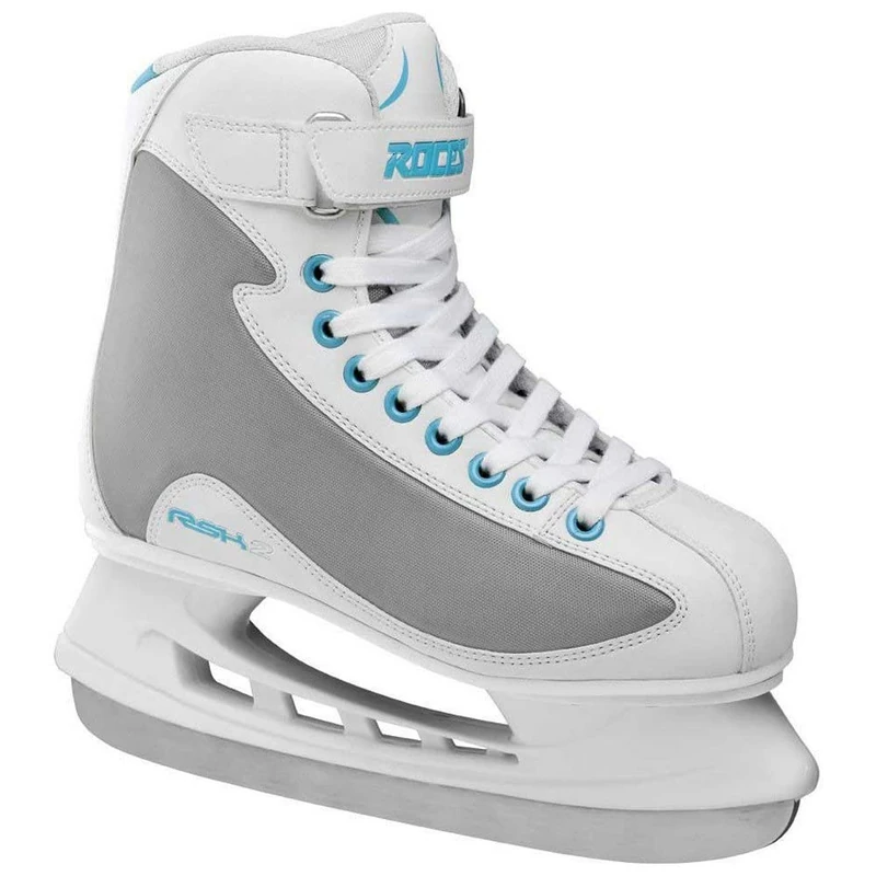 Roces Women's RSK 2 Leisure Ice Skate, White-Azure, 41 - Image 1