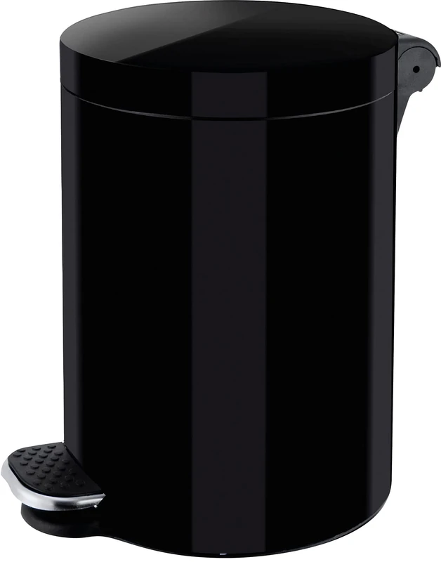 The Knight HELIT H2404095 Silver Ion Tretabfallbehälter Black - Image 1