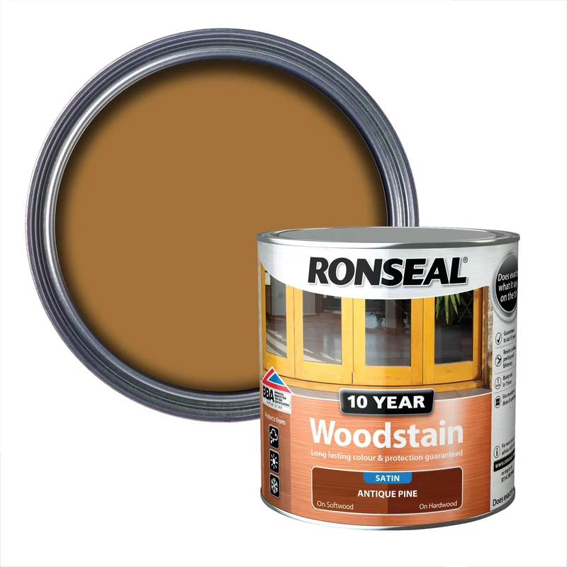 Ronseal 10 Year Woodstain Antique Pine 2.5L