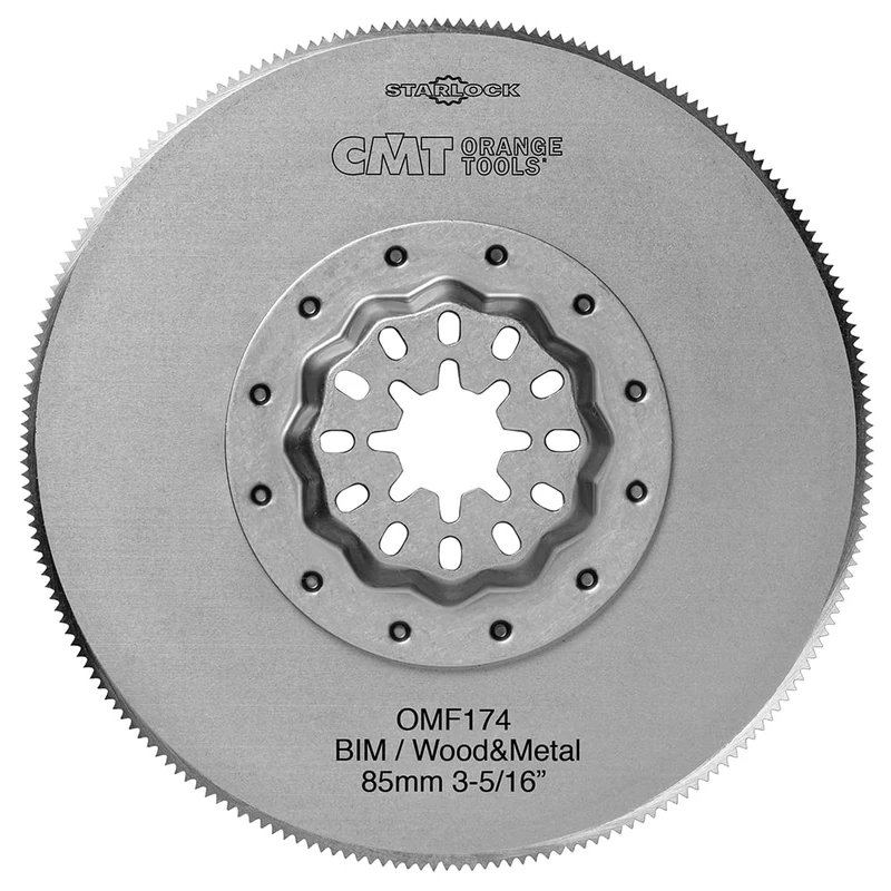 CMT OMF174-X1-85mm Circular Saw Blade for Wood & Metal. Long Life